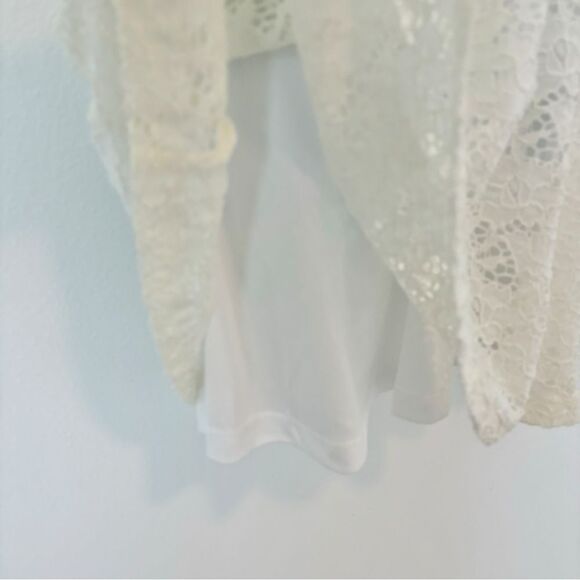 NWT Jessica Simpson Lace Lined Cloud Dancer Dress Womens Size Medium - Picture 12 of 12